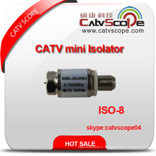 5-1000MHz CATV High Voltage Ground Mini Isolator / DC Block